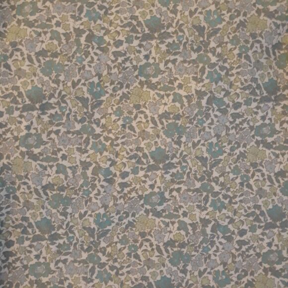 GAP  Shirt Women Small Green White Floral Print Long Sleeve Button Down - Picture 4 of 11